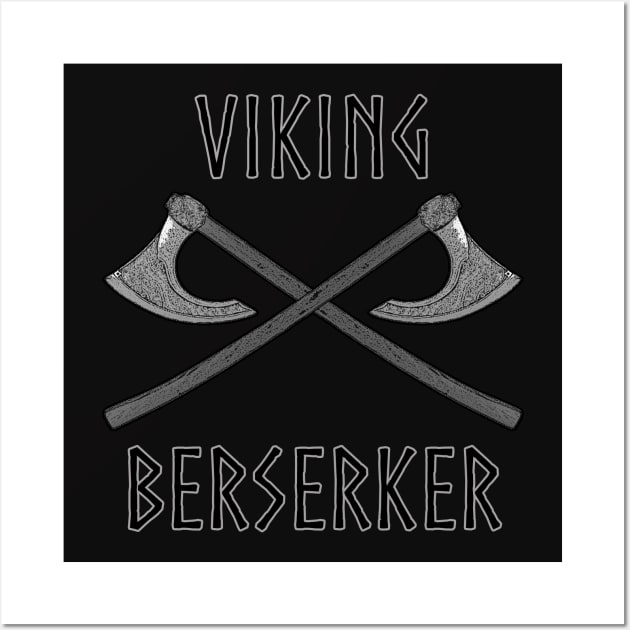 Viking Berserker Wall Art by MMArt